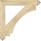Ekena Millwork Imperial Arts and Crafts Rough Sawn Bracket w/ Offset Brace, Douglas Fir, 6"W x 34"D x 34"H BKT0604X34X34IMP03RDF - alternate 4